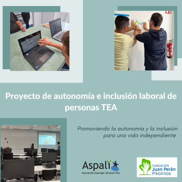 Colaboración con ASPALI para la inclusión laboral de las personas con TEA