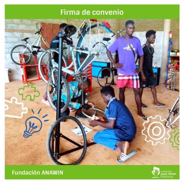 “Bicicletas para la educación” con la ONGD ANAWM